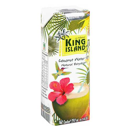 Кокосовая вода King Island 100 % без сахара 250 мл в ВкусВилл