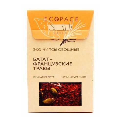 Эко-чипсы овощные Exotic батат-французские травы 40 г в ВкусВилл