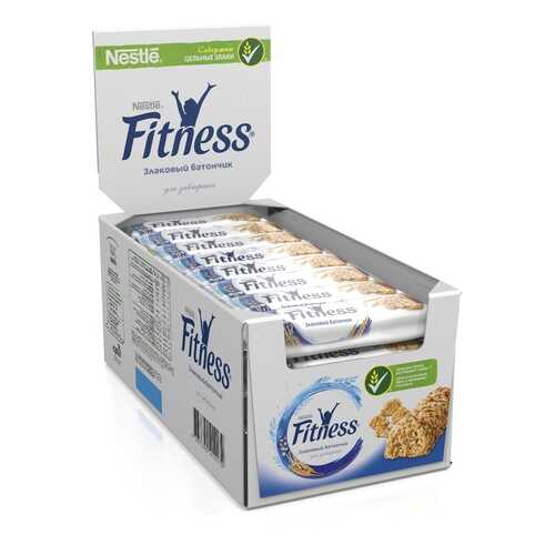Батончик цельный злаковый Fitness натуральный 24 шт по 23.5 г в ВкусВилл