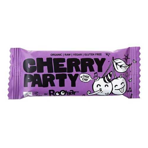 Батончик вишня Roobar cherry party organic в ВкусВилл