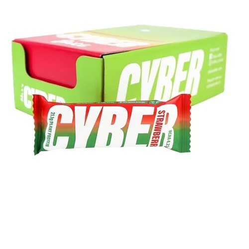 Батончик высокобелковый Cyber Bite со вкусом клубники 20 штук по 60 гр в ВкусВилл
