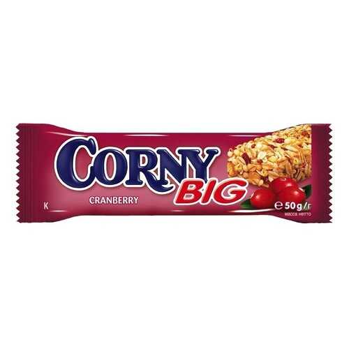 Corny BIG батончик злаковый с клюквой 24 штуки по 50г в ВкусВилл