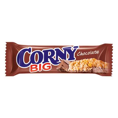Corny BIG Злаковая полоска с арахисом и молочным шоколадом 24 штуки по 50г в ВкусВилл