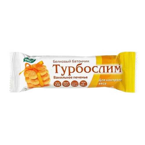 Турбослим Эвалар батончик ванильное печенье белковый 50 г в ВкусВилл