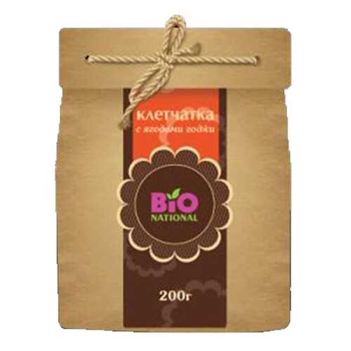 Клетчатка Bio National с ягодами годжи в эко-упаковке 200 г в ВкусВилл