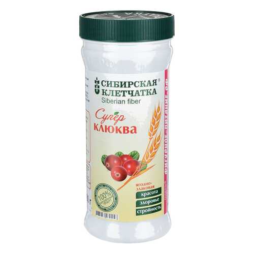 Клетчатка Сибирская Клетчатка суперклюква 280 г в ВкусВилл