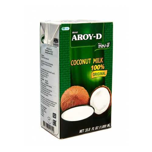 Кокосовое молоко Aroy-D жирность 17-19% 1 л в ВкусВилл