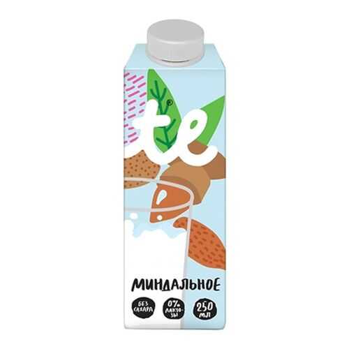 Напиток Bite миндальный пастеризованный 0.25 л в ВкусВилл