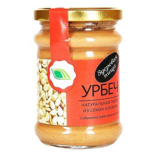 Паста Урбеч Биопродукты из семян кунжута 280г в ВкусВилл