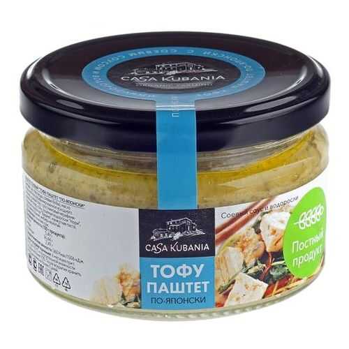 Тофу паштет Casa Kubania по-японски 200 г в ВкусВилл