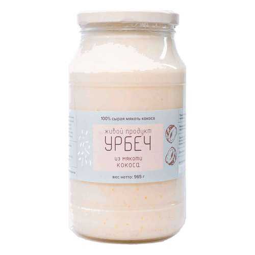 Урбеч из мякоти кокоса Живой продукт 965 г в ВкусВилл