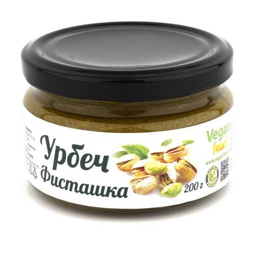 Урбеч Vegan-food из ядер фисташки 200 г в ВкусВилл