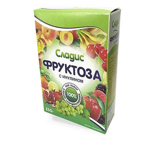 Фруктоза кристаллическая Cладис с инулином 250 г в ВкусВилл