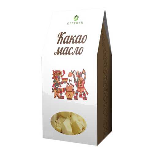Какао масло Оргтиум горячего первого отжима 100 г в ВкусВилл