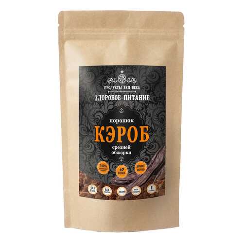 Кэроб Продукты XXII века порошок №3 средней обжарки 400 г в ВкусВилл
