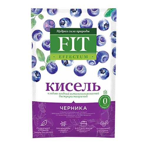 Кисель Fit Parad черника саше в ВкусВилл