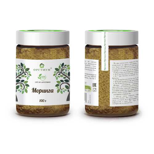 Моринга Оргтиум порошок из листьев 100 г в ВкусВилл