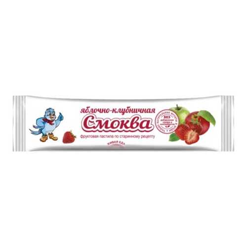 Пастила Смоква фруктовая яблочно-клубничная 15 г в ВкусВилл