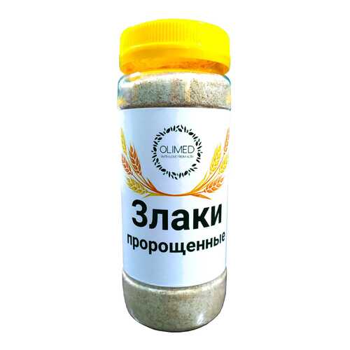 Порошок ростков смесь злаков (пшеница, овес, ячмень, рожь) OLIMED, 300г в ВкусВилл