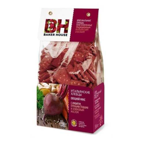 Хлебцы итальянские Овощной микс Baker House 250 г в ВкусВилл