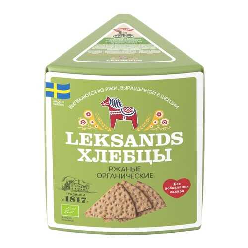 Хлебцы ржаные Органические Leksands by Bionova 200 г, Швеция в ВкусВилл