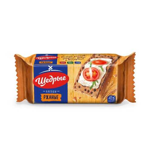 Хлебцы Щедрые ржаные 100 г в ВкусВилл
