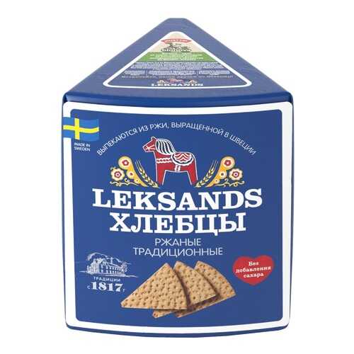 Хлебцы темно-ржаные Традиционные Leksands by Bionova, 200 г, Швеция в ВкусВилл