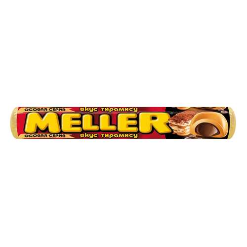 Ирис Meller с шоколадом тирамису 38 г блок 24 штуки в ВкусВилл