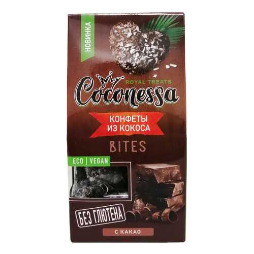 Конфеты кокосовые Coconessa какао 90 г в ВкусВилл