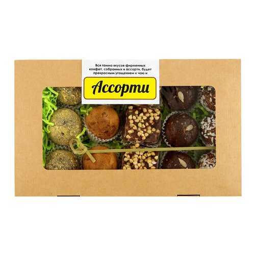 Набор конфет ассорти 15 штук в эко-упаковке в ВкусВилл