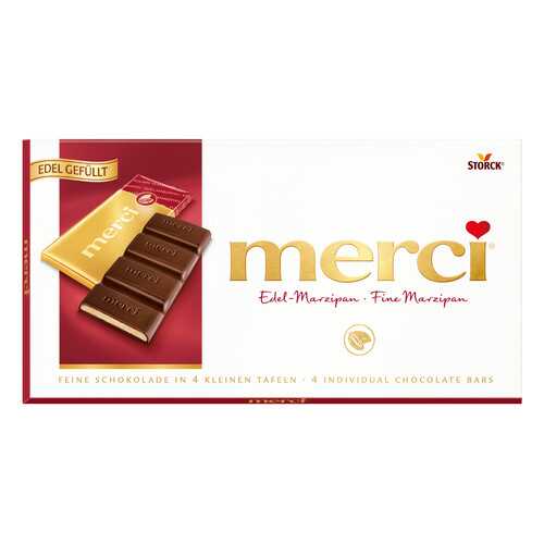 Набор конфет шоколадных Merci марципан 112 г в ВкусВилл