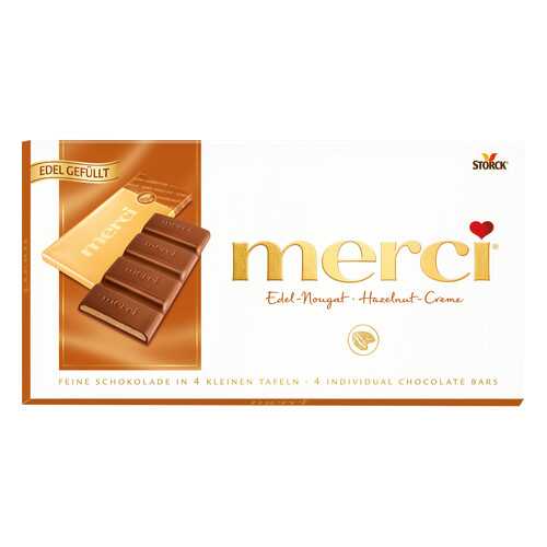 Набор конфет шоколадных Merci ореховый крем 112 г в ВкусВилл