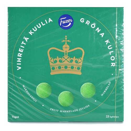 Мармелад Fazer Green Jellies 500 г, Финляндия в ВкусВилл