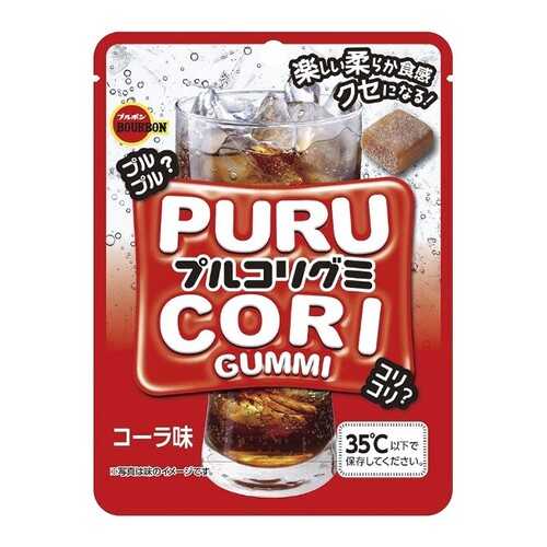 Мармелад жевательный Bourbon Puru Cori со вкусом колы 50 г в ВкусВилл