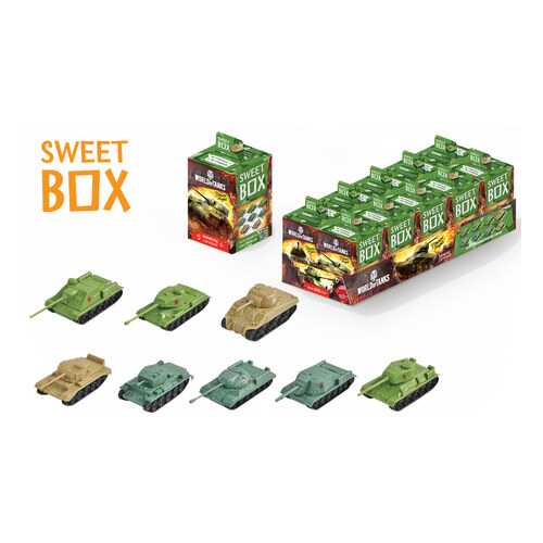 СВИТБОКС WORLD OF TANKS 2 Мармелад с игрушкой в коробочке , 12 шт в уп в ВкусВилл