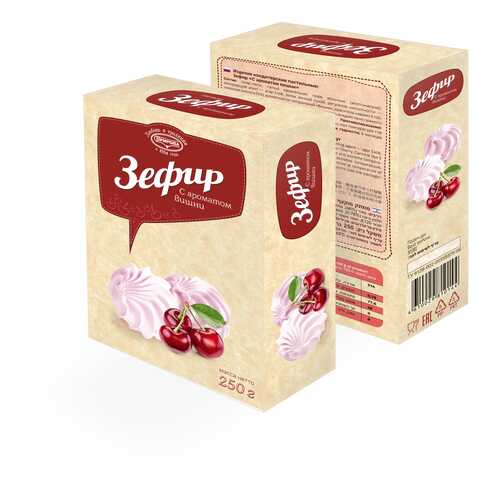 Зефир с ароматом вишни 250г в ВкусВилл