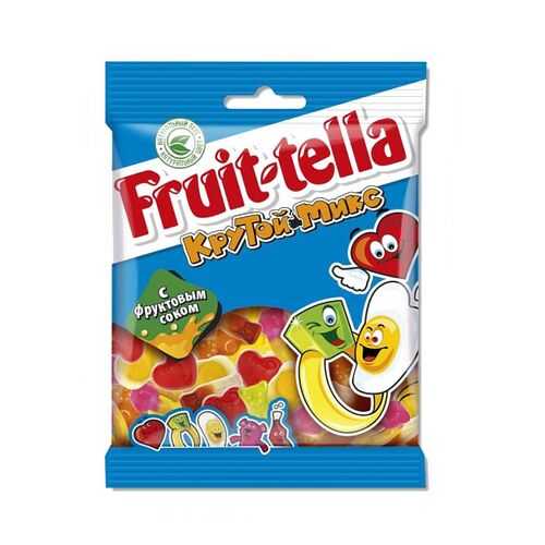 Жевательный мармелад Fruit-tella крутой микс с фруктовым соком 70 г в ВкусВилл