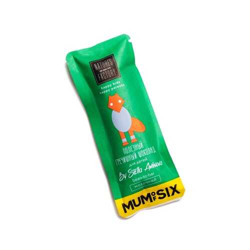 Гречишный шоколад Nature’sownfactory & МUMofSIX молочный 20 г в ВкусВилл