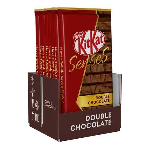 KITKAT Senses DoubleChocolate 8 шт по 112г в ВкусВилл