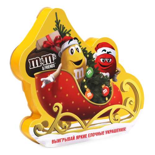 Набор конфет M&M's санки 325 г в ВкусВилл