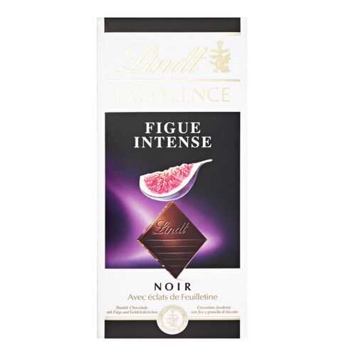 Шоколад Lindt Excellence Темный с инжиром 100г в ВкусВилл