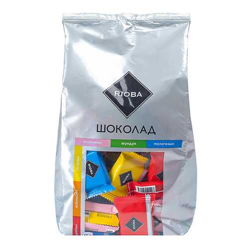 Шоколад-мини Rioba ассорти молочный 900 г в ВкусВилл