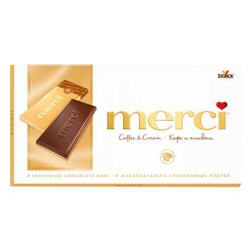 Шоколад молочный Merci кофе и сливки 100 г в ВкусВилл