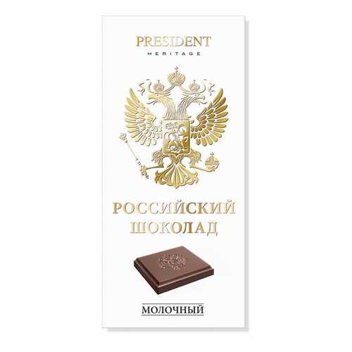 Шоколад молочный Presidebt Heritage Российский в ВкусВилл