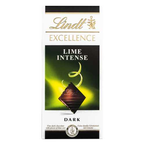 Шоколад темный Lindt excellence лайм 100 г в ВкусВилл