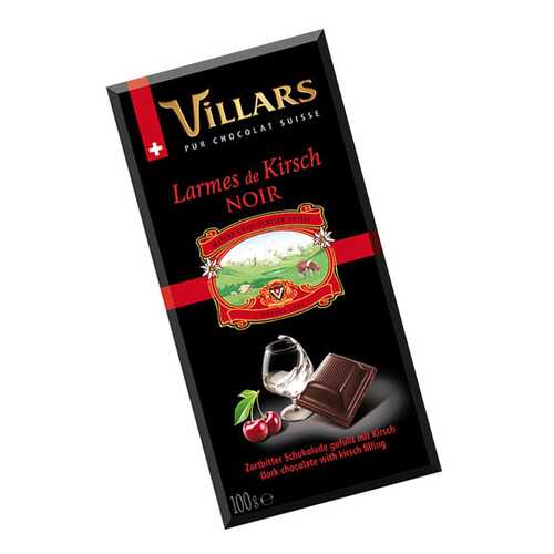 Шоколад темный Villars с вишневым бренди 100 г в ВкусВилл