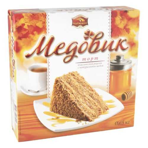Торт медовик Черемушки 630 г в ВкусВилл