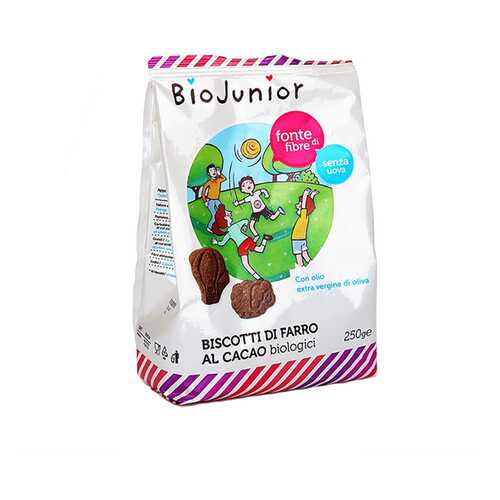 Печенье BioJunior из спельты с какао bio 250 г в ВкусВилл
