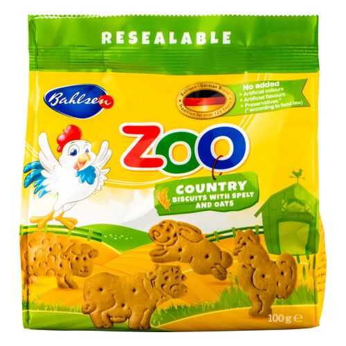 Печенье Leibniz zoo country 100 г в ВкусВилл