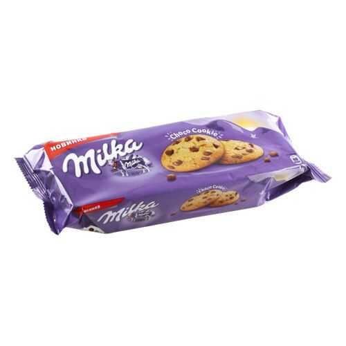 Печенье Milka с кусочками молочного шоколада 168 г в ВкусВилл